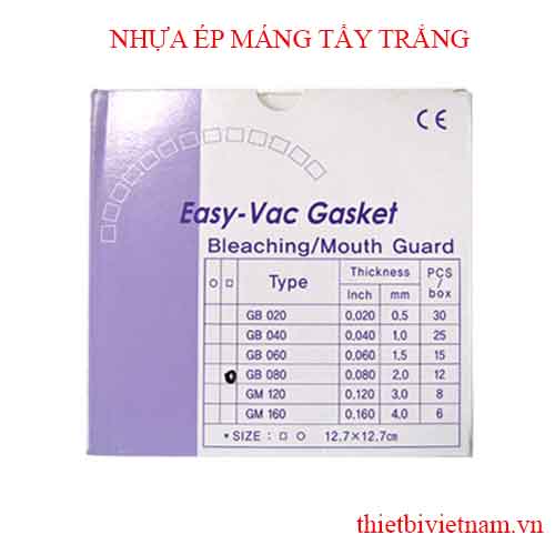 NHỰA ÉP MÁNG TẨY TRẮNG 3A MEDES
