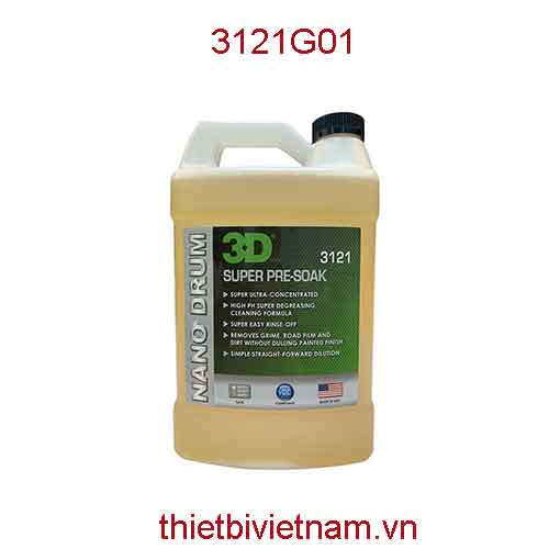 Nước rửa xe không chạm hãng 3D Super Pre-Soak 1 Gallon (3,8L) | 3121G01