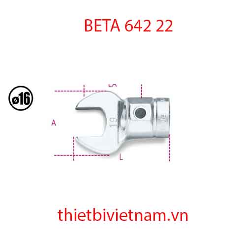 OPEN JAW WRENCHES FOR TORQUE BARS BETA MODEL 642 22
