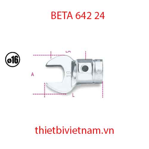 OPEN JAW WRENCHES FOR TORQUE BARS BETA MODEL 642 24