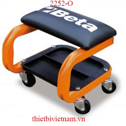 O-SEAT WITH CASTORS ORANGE BETA MODEL 2252-O