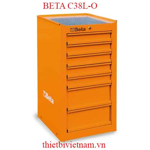 O-SIDE CAB 7 DRAWERS ORANGE BETA MODEL C38L-O