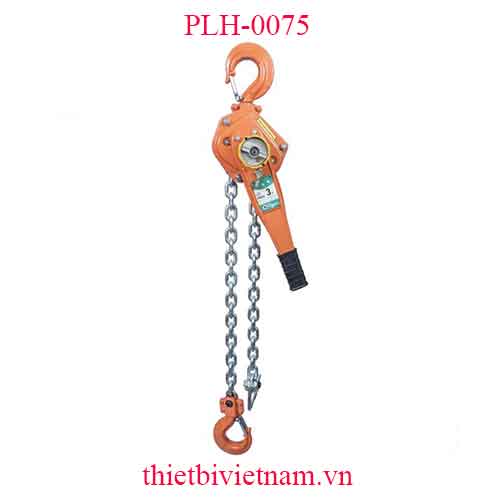 Pa lăng xích lắc tay 0.8 tấn, loại professional, chiều cao nâng 1.5m Powerram PLH-0075