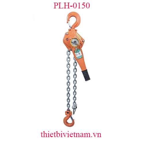 Pa lăng xích lắc tay 1.5 tấn, loại professional, chiều cao nâng 1.5m Powerram PLH-0150