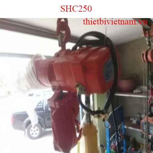 Palang xích điện SHC 220V 250kg model SHC250