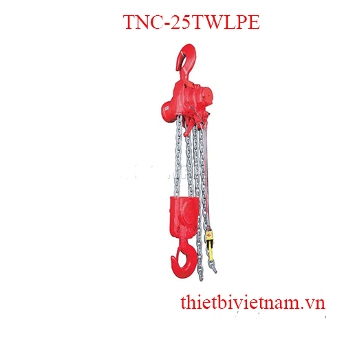 Palăng Xích Dùng Hơi Khí Nén Toku TNC-25TWLPE