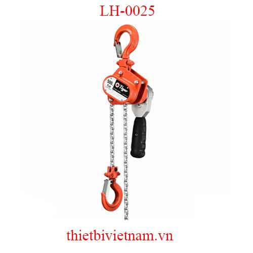 Palang xích lắc tay tải trọng 250kg, Chiều cao nâng 1.5m hãng Tiger Lifting LH-0025