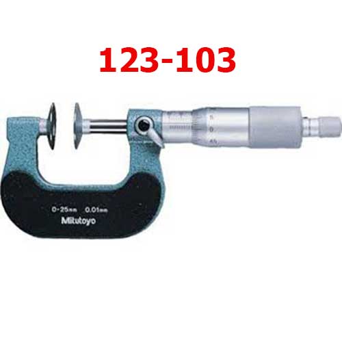 Panme cơ đầu đĩa đo bước răng 50-75mm x 0.01 123-103
