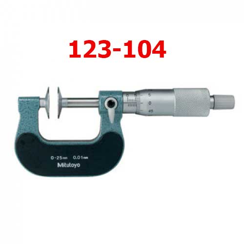 Panme cơ đầu đĩa đo bước răng 75-100mm x 0.01  123-104