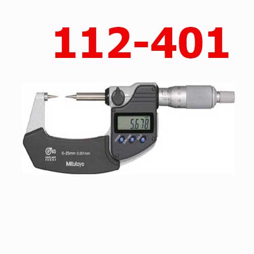 Panme cơ đo chiều cao mép gấp 0-25mmx0.01 112-401