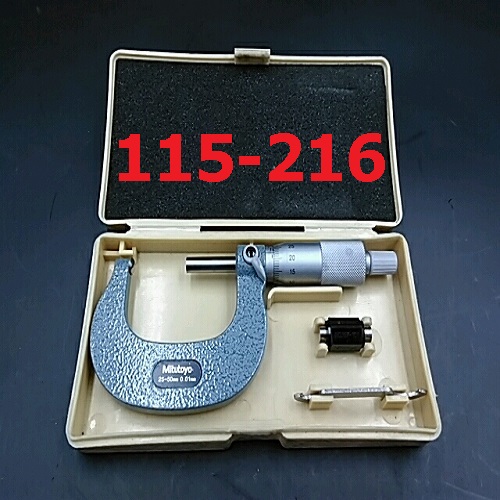 Panme cơ đo chiều dày ống 25-50mm (2 đầu) 115-216