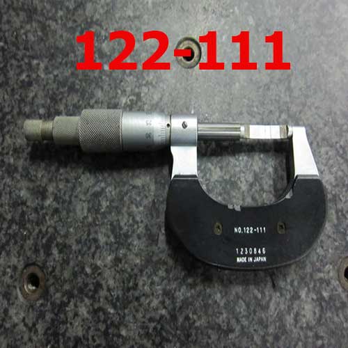 Panme cơ đo rãnh 0-25mm x 0.01 kiểu B 122-111