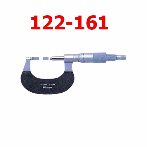 Panme cơ đo rãnh 0-25mm x 0.01 kiểu C 122-161