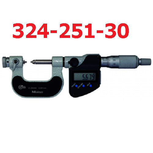 Panme điện tử đầu nhọn (15°) 0-25mm x 0.001 324-251-30