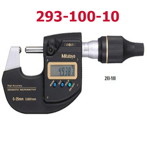 Panme điện tử đo ngoài 0-25mm (0.0001mm) 293-100-10