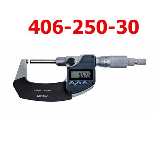 Panme điện tử đo ngoài không xoay 0-25mm x 0.001 406-250-30