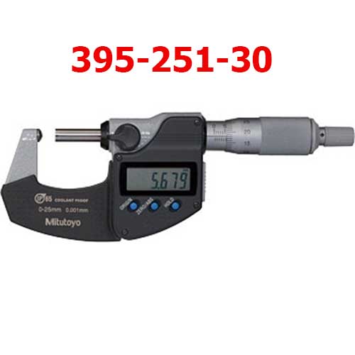Panme điện tử đo ống 0-25mm x 0.001 (1 đầu) 395-251-30 