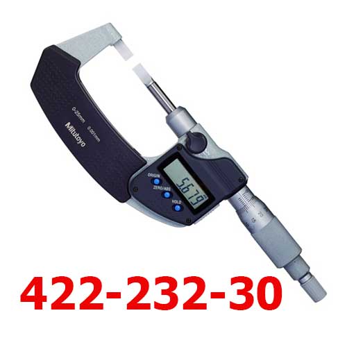 Panme điện tử đo rãnh 50-75mm x 0.001 kiểu A 422-232-30