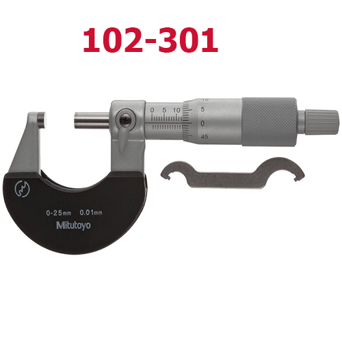 Panme đo ngoài 0-25mm x 0.01mm 102-301