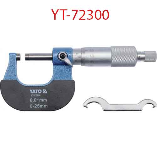 Panme đo ngoài 0-25mm YATO YT-72300