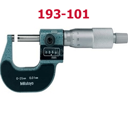 Panme đo ngoài hiển thị số 0-25mm x 0.01mm 193-101