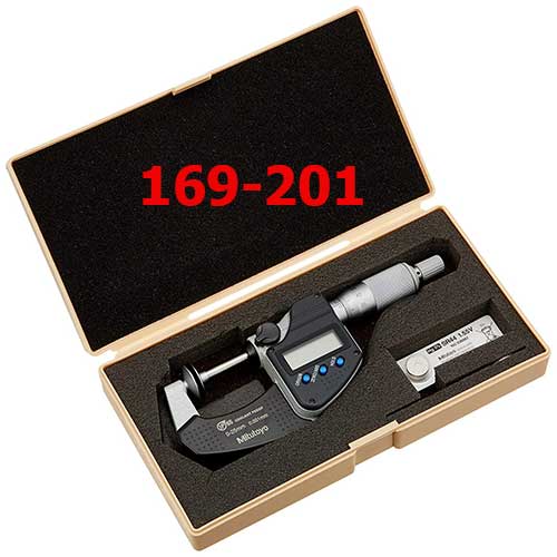 Panme đo răng trục không xoay 0-25mm x 0.01 169-201