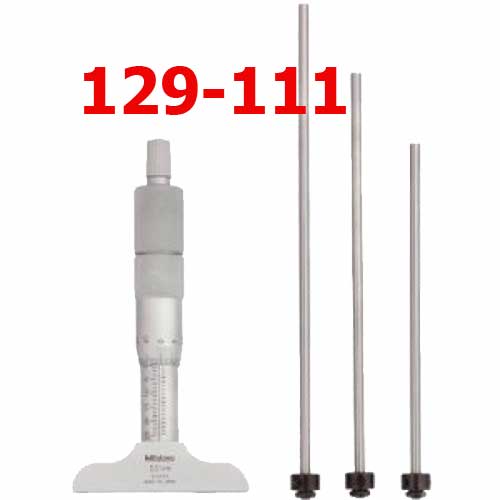 Panme đo sâu 0-100mm x 0.01(Đế đo 63.5mm) 129-111