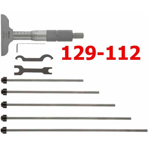 Panme đo sâu 0-150mm x 0.01(Đế đo 63.5mm) 129-112