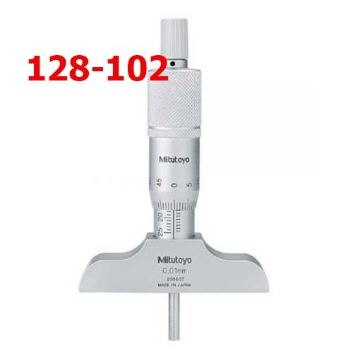 Panme đo sâu 0-25mm x 0.01( Đế đo 101.6mm) 128-102