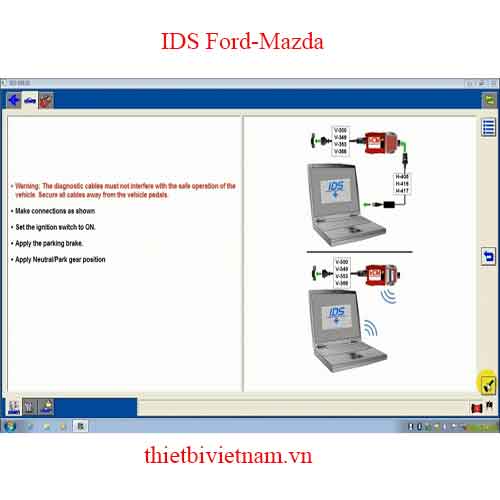 Phần Mềm Chẩn Đoán Chuyên Hàng IDS Dành Cho Ford - Mazda Phiên Bản V106