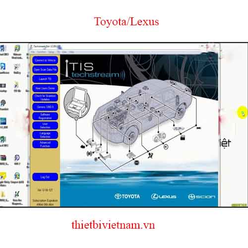 Phần Mềm Chẩn Đoán Chuyên Hãng Toyota/Lexus Phiên Bản Mới Nhất Năm 2017