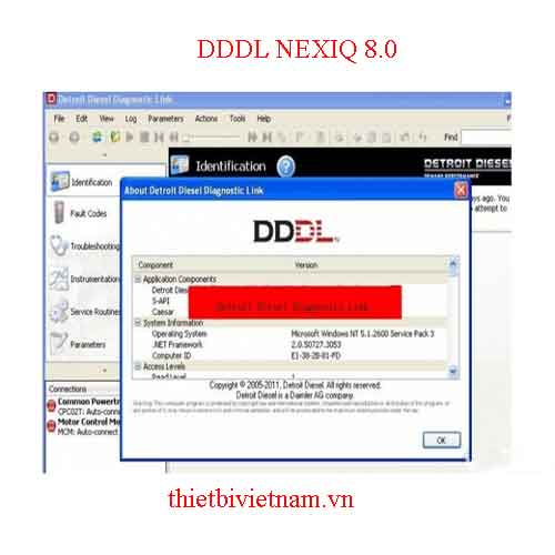Phần mềm chẩn đoán DDDL NEXIQ 8.0