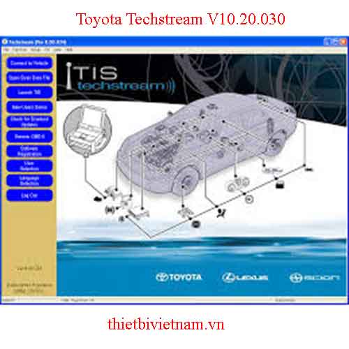 Phần mềm chẩn đoán Toyota Techstream V10.20.030