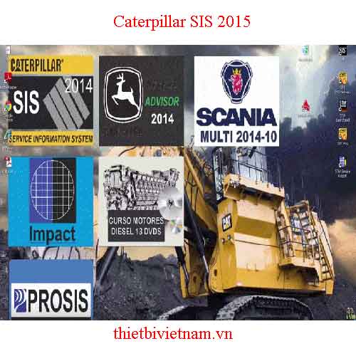 Phần mềm tra cứu Caterpillar SIS 2015