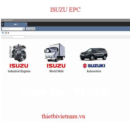 Phần mềm tra mã phụ tùng ISUZU EPC