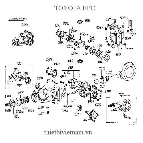 Phần mềm tra mã phụ tùng TOYOTA EPC