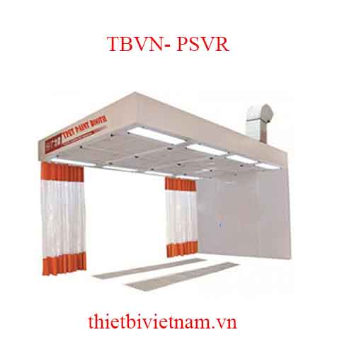 Phòng Sơn Nhanh Ô Tô Kiểu Vách Rèm TBVN- PSVR