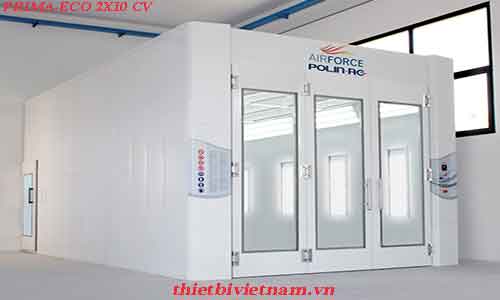 PHÒNG SƠN SẤY SỬ DỤNG SƠN GỐC NƯỚC POLIN PRIMA-ECO 2X10 CV