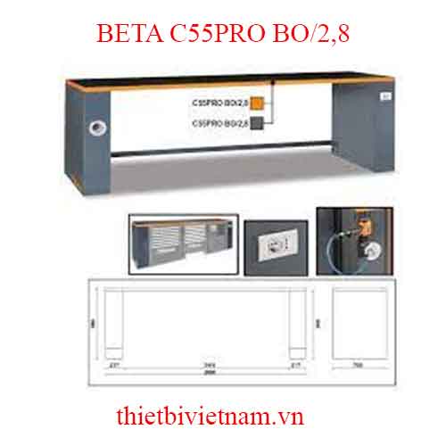 PRO 2.8-M-LONG WORKBENCH, ORANGE BETA MODEL C55PRO BO/2,8