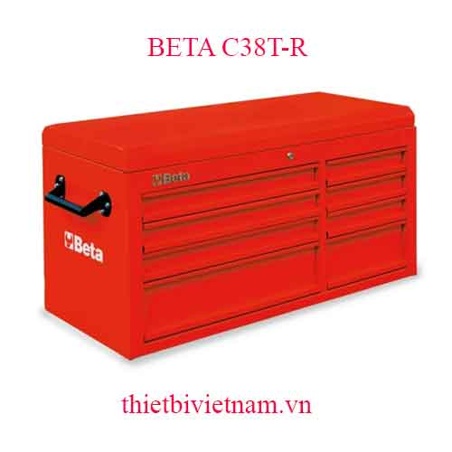 R-CAB 8 DRAWERS + TOP CHEST RED BETA MODEL C38T-R