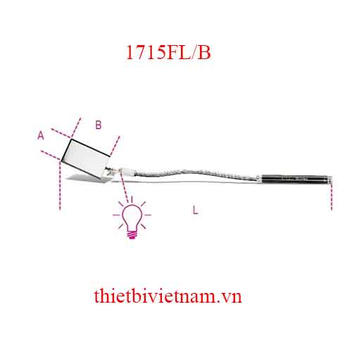 RECTAN.FLEX. INSPECTION MIRROR BETA MODEL 1715FL/B