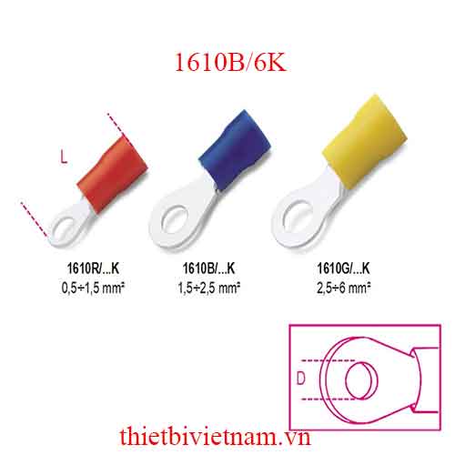 RING TERMINALS 100 PCS BETA MODEL 1610B/6K