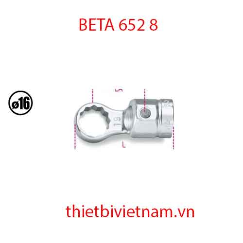 RING WRENCHES FOR TORQUE BARS BETA MODEL 652 8