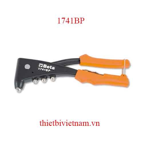 RIVETING PLIERS WITH 4 NOZZLES BETA MODEL 1741BP