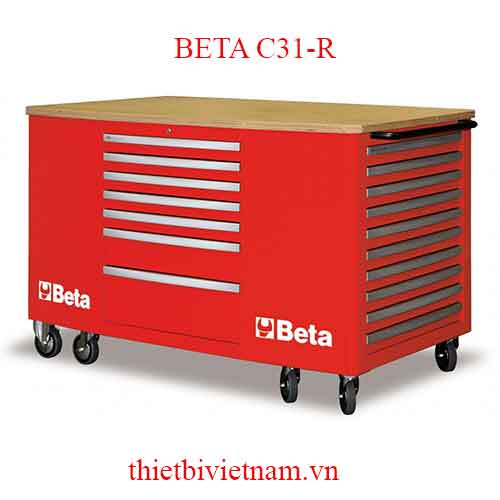 R-MOBILE WORKSTATION 28 DRAWERS RED BETA MODEL C31-R