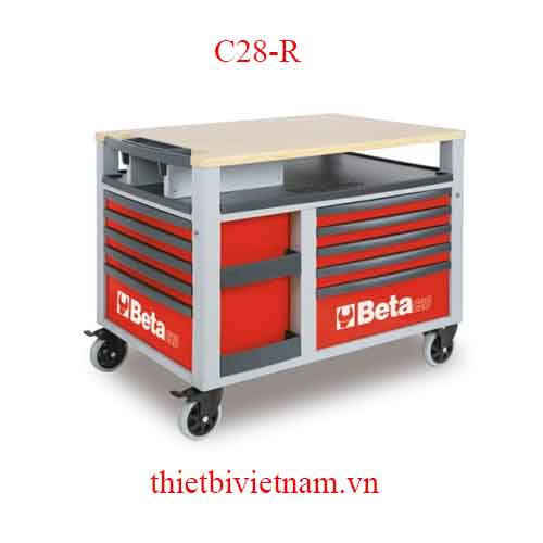 R-SUPERTANK TROLLEY 10 DRAWERS RED BETA MODEL C28-R
