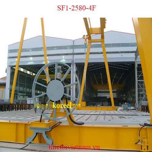 Rulo cuốn cáp điện di chuyển cổng trục SF1-2580-4F