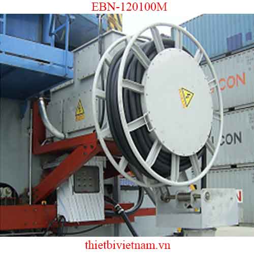 Rulo cuộn cáp điện kiểu động cơ EBN-120100M chiều dài cáp cuốn 100m