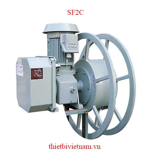 Rulo cuốn cáp kiểu motor chiều dài cáp cuốn 40 m SF2C