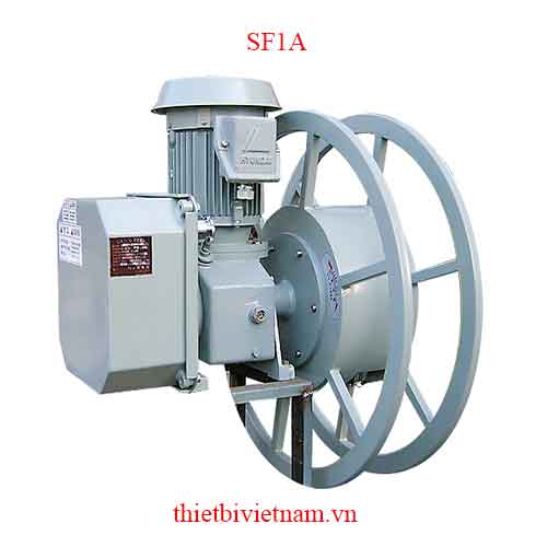 Rulo cuốn cáp kiểu motor chiều dài cáp cuốn 60 m SF1A